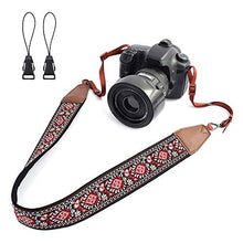 Load image into Gallery viewer, LIFEMATE Camera Strap Shoulder Neck Belt for All SLR/DSLR (Red Vintage Patterns)
