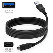 Load image into Gallery viewer, Sony Xperia XA1 Ultra Cable, BoxWave [DirectSync - USB 3.0 A to USB 3.1 Type C] USB C Charge and Sync Cable for Sony Xperia XA1 Ultra - 6ft - Black
