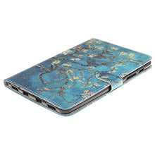 Load image into Gallery viewer, UUcovers Case for Samsung Galaxy Tab S2 8.0 inch (SM-T710/T715), Slim Lightweight Van Gogh Oil Painting Folio Stand Synthetic Leather Magnetic Wallet Cover with Pocket Card Holder, Almond Blossom
