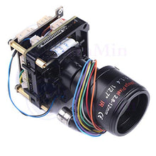 Load image into Gallery viewer, Quanmin H.265+ 5MP IP Camera Module PCB Board 4K HD 1944P SC5239 CMOS +Hi3516D with RJ45+DC Cable 4X Motorized Lens Auto-Zoom Iris Motorized 2.8-12mm Lens Support Onvif CMS P2P
