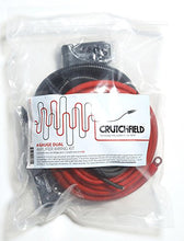 Load image into Gallery viewer, Crutchfield Amp Wiring Kit 4 Gauge Dual Amp
