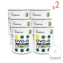Load image into Gallery viewer, Smart Buy 1200 Pack DVD-R 4.7gb 16x White Top Blank Data Video Movie Record Disc, 1200 Disc 1200pk
