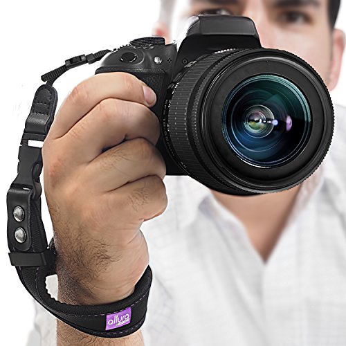Camera Wrist Strap - Rapid Fire Heavy Duty Safety Wrist Strap by Altura Photo w/ 2 Alternate Connections for Use w/ Large DSLR or Mirrorless Cameras
