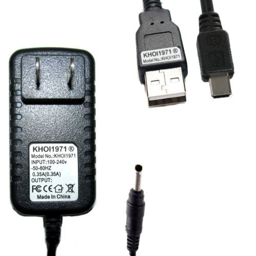 KHOI1971 Wall Charger AC Adapter USB Cable Cord for Nextbook NXW101QC232 FLEXX 10 Tablet 10.1 inch