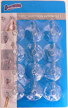 Load image into Gallery viewer, Suction Cups with Metal Hook 1 3/4 Inch 24 Pack Lot Also Includes One Suction Shower Hook
