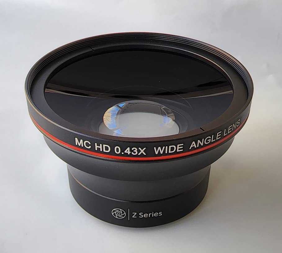 New Super Hi Def 0.43x Fisheye Lens with Macro for FujiFilm X-A5 (52mm Compatible)