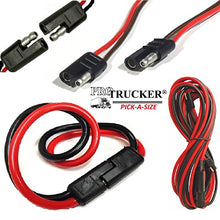 Load image into Gallery viewer, Pro Trucker 2 Pin Quick Disconnect Wire Harness SAE Connector Bullet Lead Cable - (12 Gauge / 24&quot;)
