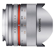 Load image into Gallery viewer, Samyang 8/2.8 Lens Fisheye II APS-C Sony E Manual Focus Photo Lens, Super Wide Angle Lens, Silver
