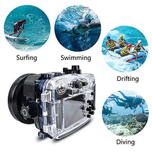 Load image into Gallery viewer, Sea frogs Compatible with Sony RX100 VI Underwater 40m/131ft Maximum Diving Depth Waterproof Housing Professional Diving Case Box IPX8
