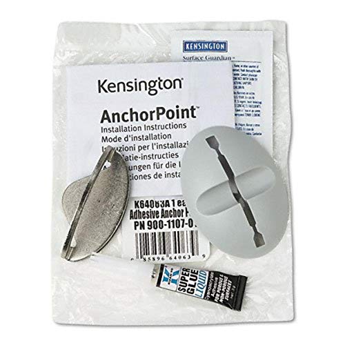 Kensington 64063 Anchor Point Adhesive Glue-on Security Kit (PC)