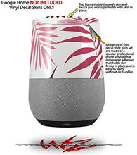 Load image into Gallery viewer, Decal Style Skin Wrap for Google Home Original - Palms 02 Red (GOOGLE HOME NOT INCLUDED) by WraptorSkinz
