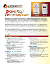 Load image into Gallery viewer, Morningstar GFPD-150V Ground Fault Protection Device For 150 Volt Model:
