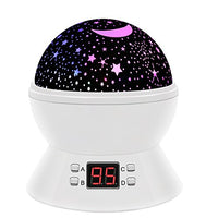 Star Projector Night Lights For Kids, Projector Nightlight With Timer, Scopow 360 Degree Rotation Co