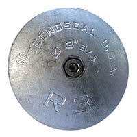 Tecnoseal R3 Rudder Anode - Zinc - 3-3/4 Diameter Marine , Boating Equipment