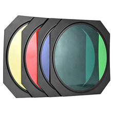 Load image into Gallery viewer, GODOX BD-04 Barn Door + Honeycomb Grid + 4 Color Filter for Standard Reflector for Godox QT600IIM QT600 QT400IIM QT400
