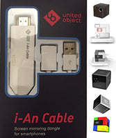 i-an Cable for SK UO Smart Beam Portable Mini Projector, Compatible with iPhone/iPad/Androids