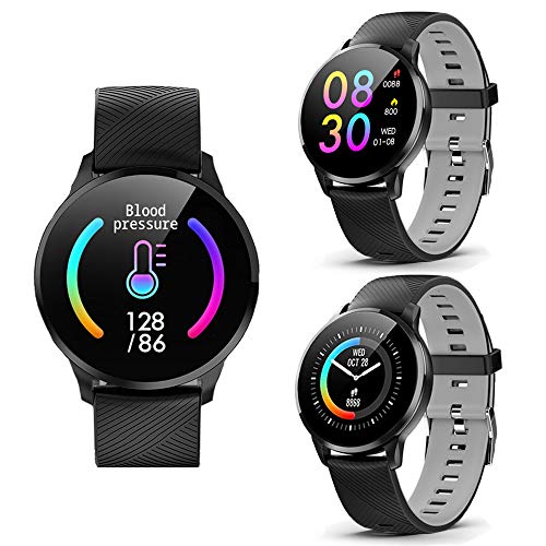 inDigi NEWY-16 Universal Sports (Android & iOS) SmartWatch - 1.3 IPS Display, 2.5D Display - BT Compatible - 5 Day Standby, Black