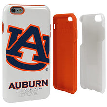 Load image into Gallery viewer, Guard Dog Collegiate Hybrid Case for iPhone 6 Plus / 6s Plus  Auburn Tigers  White
