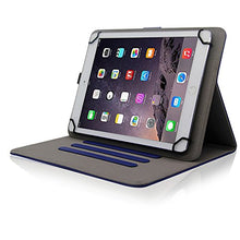 Load image into Gallery viewer, ProCase Universal Folio Case for 9-10 inch Tablet, Leather Stand Protective Case Cover for 9&quot; 10.1&quot; Touchscreen Tablet -Navy Blue
