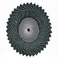 Shark 83753 3-Inch Zirconia Mini Cup Style Flap Disc, Grit-80, Pack-2