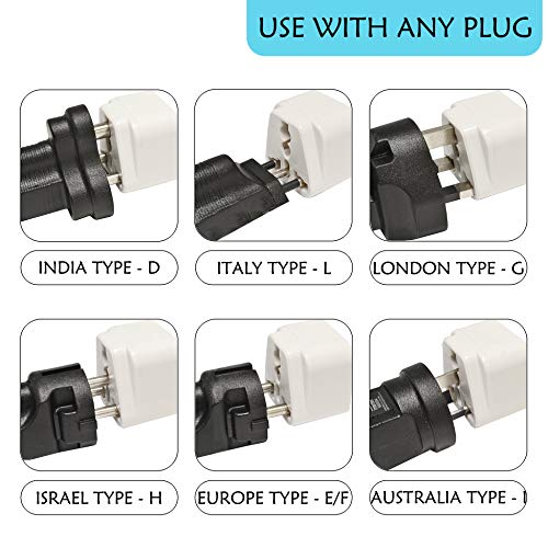 Adapter For Japan Outletuk To Eu Plug Adapter 220v - 2 Outlet Travel  Converter For Italy, Australia