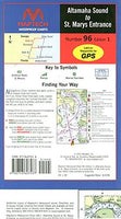Maptech Waterproof Chart Altamaha Sound to St. Mary's Entrance 1st Edition