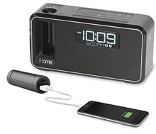 Load image into Gallery viewer, iHome iKN105BC Dual Charging Bluetooth Stereo Alarm Clock Radio/Speakerphone with NFC, Removable Power
