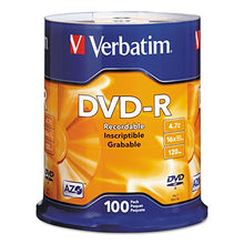 Load image into Gallery viewer, Verbatim AZO DVD-R 4.7GB 16X Surface - 100pk Spindle
