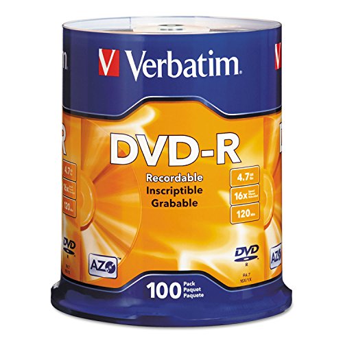 Verbatim AZO DVD-R 4.7GB 16X Surface - 100pk Spindle