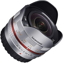 Load image into Gallery viewer, SAMYANG Single-Focus fisheye Lens 7.5mm F3.5 Silver for Fish Eye Micro Four Thirds
