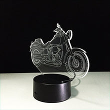 Load image into Gallery viewer, LEDMOMO 3D Lamp Visual Light Effect Touch Switch Colors Changing Night Light (Motorcycle)
