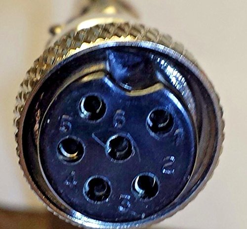 CBK Supply - Cea-CBC6 Screw-Lock six-pin microphone connector