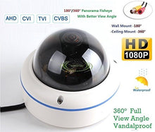 Load image into Gallery viewer, 180/360? Panorama View Angle 700TVL 1/3&quot; Super HAD II CCD Double Scan Indoor/Outdoor Dome Security Camera, Advanced DSP to Offer High Image Quality
