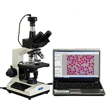 Load image into Gallery viewer, OMAX 40X-2000X Phase Contrast Trinocular Compound LED Microscope + 5MP Camera
