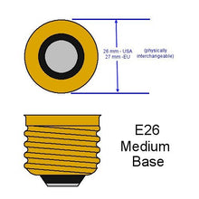Load image into Gallery viewer, Eiko 25T10-130V 130V 25W T-10 Medium Base Halogen Bulbs
