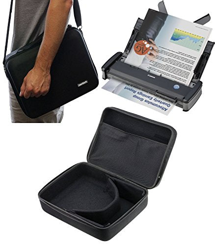 Navitech Black Hard A4 Portable/Mobile Scanner Carry Case Compatible with The Brother DS-920DW