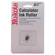 Load image into Gallery viewer, Nu-Kote NR12 Compatible Ink Roller for Canon/Sharp Calculators (Black/Purple)
