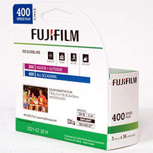 Load image into Gallery viewer, Fujifilm 600018965 Fujicolor Superia X-TRA 400 Color Negative Film (3 Pack)
