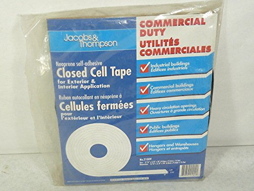Jacobs&Thompson 21009 Closed Cell Tape 3/16