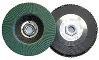 Shark 45862 7-Inch Aluminum Flap Disc with Type 27, Grit-120, 10-Pack