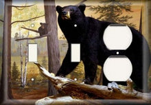Load image into Gallery viewer, Two Switch/One Duplex Receptacle Plate - Bear Museum
