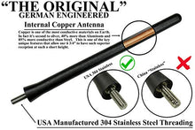 Load image into Gallery viewer, AntennaMastsRus - The Original 6 3/4 Inch is Compatible with Kia Sedona (2002-2005) - Car Wash Proof Short Rubber Antenna - Internal Copper Coil - Premium Reception - German Engineered
