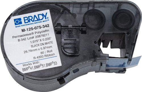 Brady M-125-075-342 Labels for BMP53/BMP51 Printers