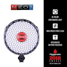 Load image into Gallery viewer, Rotolight NEO 2 LED Camera Light, Continuous Adjustable Color with built in High-Speed Sync Flash
