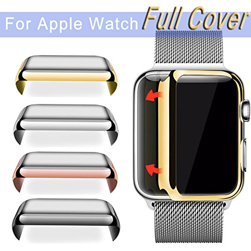 Full Cover Snap On Slim Hard Protective Case for Apple Watch 42mm (Rose Gold)