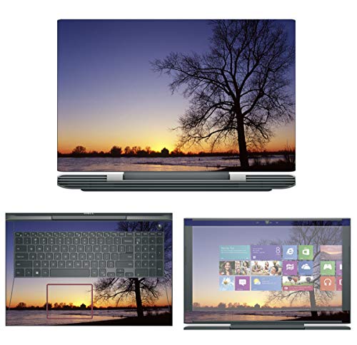 decalrus - Protective Decal Sunset Skin Sticker for Dell G5 G5587 (15.6