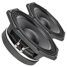 Load image into Gallery viewer, Pair Faital Pro 8PR210 8ohm 8&quot; Woofer Midrange Midbass Replacement Speaker 400W
