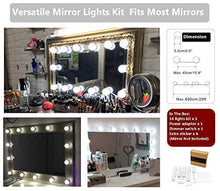 Load image into Gallery viewer, Waneway Vanity Lights For Mirror, Diy Hollywood Lighted Makeup Vanity Mirror Dimmable Lights, Stick
