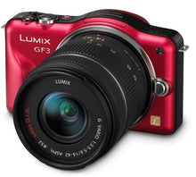 Load image into Gallery viewer, Panasonic Lumix DMC-GF3 12 MP Micro 4/3 Mirrorless Digital Camera with 3-Inch Touchscreen LCD and 14-42mm Zoom Lens (Red)
