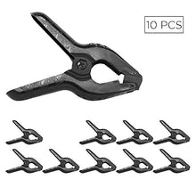 Load image into Gallery viewer, Julius Studio [10 PCS] Photography Backdrop Support Spring Clamp for Background Muslin, Canvas, Paper, Chromakey Screen, Heavy Duty Clip, Photo Studio, JSAG248
